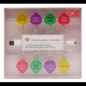 Candy Heart Phone Charger